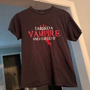 Vintage Y2K I Kissed A Vampire and I Liked It Twilight Vampire Diaries Adult Med
